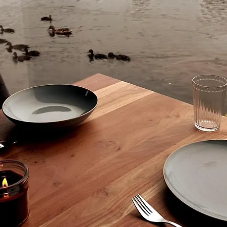 Ruheoase Am Wasser, Sauna-hausboot In Naturidylle بوتيل *